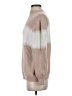 Miracle Color Block Tan Turtleneck Sweater Size S - photo 5