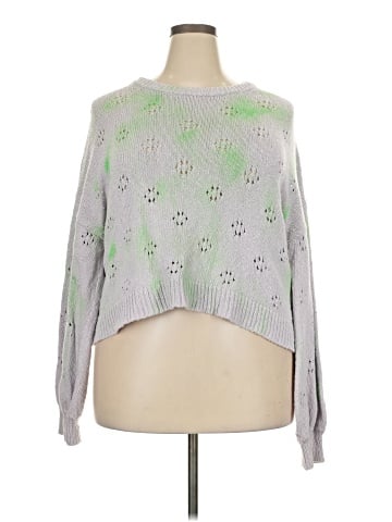 Madewell Floral Pointelle Pullover Sweater (view 1)