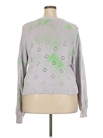 Madewell Floral Pointelle Pullover Sweater (view 2)