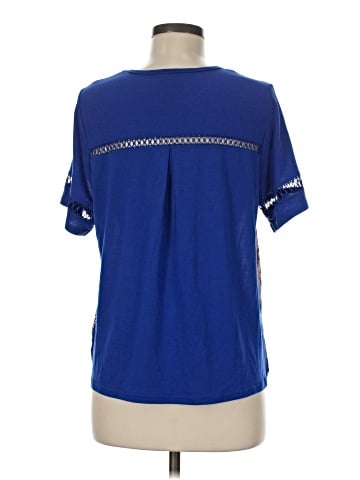 DG^2 by Diane Gilman Short Sleeve Blouse (view 2)