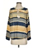 Collective Concepts 100% Polyester Blue Long Sleeve Blouse Size S - photo 1