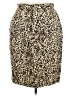 Relativity Animal Print Brown Casual Skirt Size 12 - photo 1