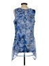 Fever Blue Sleeveless Blouse Size S - photo 2