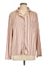 Columbia Stripes Pink Long Sleeve Blouse Size L - photo 1