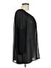 Old Navy 100% Polyester Black Long Sleeve Blouse Size XL - photo 4