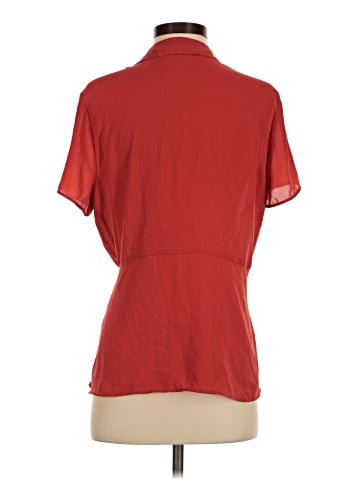 Karl Lagerfeld Paris Short Sleeve Blouse (view 2)
