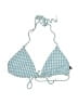 Triangl Checkered-gingham Blue Swimsuit Top Size M - photo 1