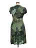 Connected Apparel Print Green Cocktail Dress Size 14 Petite - photo 2