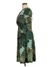 Connected Apparel Print Green Cocktail Dress Size 14 Petite - photo 5