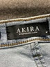 Akira Graphic Blue Denim Shorts Size M - photo 3