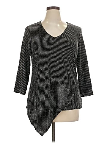 Connected Apparel 3/4 Sleeve Top (view 1)