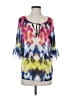 Milly 100% Polyester Blue 3/4 Sleeve Blouse Size S - photo 1