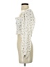 Billabong 100% Viscose Ivory White Long Sleeve Blouse Size S - photo 5