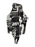 Urban Rose Black Sleeveless Top Size L - photo 1