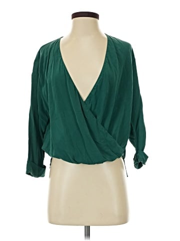 Rory Beca 3/4 Sleeve Silk Top (view 1)