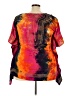 Jessica Taylor 100% Rayon Tie-dye Orange Kimono Size 3X - photo 2