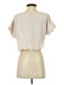 Heyson 100% Rayon Ivory Tan Short Sleeve Turtleneck Size S - photo 2