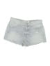 AMO Stars Silver Denim Shorts Size 29 waist - photo 1