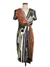 Escada Graphic Brown Cocktail Dress Size EU 40 / US 10 - photo 1