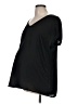 Motherhood 100% Polyester Black Short Sleeve Blouse Size Med Maternity - photo 1