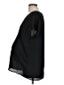 Motherhood 100% Polyester Black Short Sleeve Blouse Size Med Maternity - photo 5
