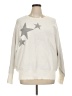 DKNY Stars Ivory White Sweatshirt Size XL - photo 1