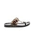Capelli New York Animal Print Brown Flip Flops Size EU 42 - photo 1