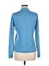 Etcetera Blue Silk Cardigan Size M - photo 2