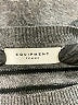 Equipment Stripes Gray Turtleneck Sweater Size S - photo 7