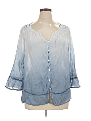 New Directions 3/4 Sleeve Blouse (view 1)