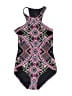 Coco Rave Graphic Black One Piece Swimsuit Size S - photo 1