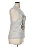Bella Floral Gray Sleeveless T-Shirt Size XL - photo 4