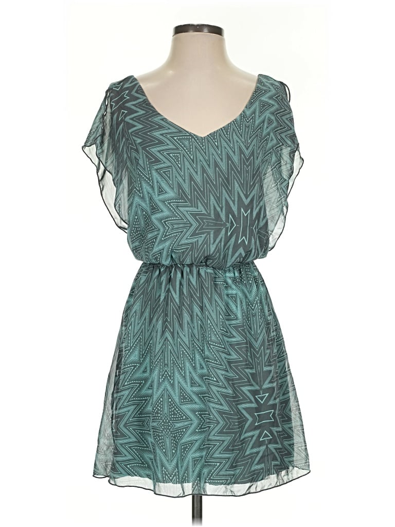 Pre-owned Derek Heart Casual Dress In Teal