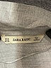 Zara Basic Gray 3/4 Sleeve Button-Down Shirt Size M - photo 7