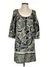 Glam 100% Polyester Paisley Blue Casual Dress Size S - photo 1