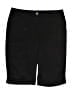 Chico's Solid Black Shorts Size M - photo 1