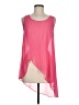 Soprano 100% Polyester Pink Sleeveless Blouse Size M - photo 1