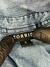 Torrid Blue Long Sleeve Button-Down Shirt Size 3X Plus (3) - photo 7