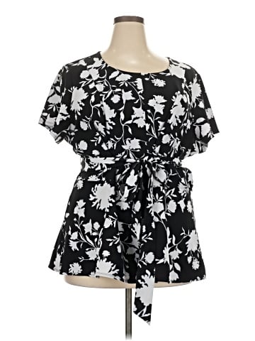 Lane Bryant Short Sleeve Blouse (view 1)