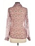 Delia's Floral Pink Long Sleeve Blouse Size M - photo 2