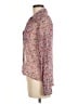 Delia's Floral Pink Long Sleeve Blouse Size M - photo 5
