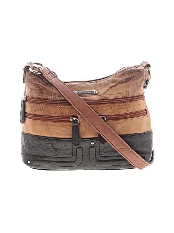 Stone Mountain Leather Crossbody Bag (view 1)