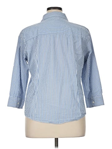 L.L.Bean 3/4 Sleeve Button-Down Shirt (view 2)