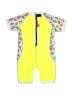 CHEEKA ABOO 100% Nylon Yellow Rash Guard Size 18-24 mo - photo 2