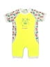 CHEEKA ABOO 100% Nylon Yellow Rash Guard Size 18-24 mo - photo 1