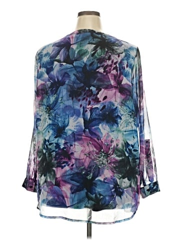 Cj Banks 3/4 Sleeve Blouse (view 2)