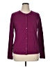 Talbots Purple Cardigan Size XL (estimated) - photo 1