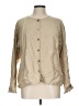 First Issue by Liz Claiborne Solid Tan Long Sleeve Blouse Size L - photo 1