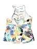 Raisins Tropical White Swimsuit Top Size XL - photo 2