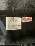 Zara Metallic Black Casual Pants Size 3 - 4 - photo 3